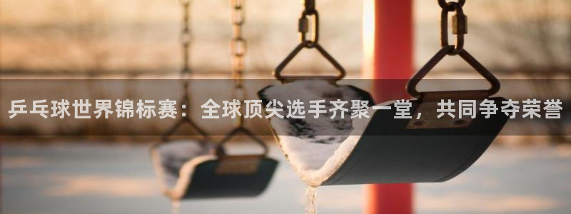 168全国统一开奖官网：乒乓球世界锦标赛：全球顶尖选手齐聚一堂，共同争夺荣誉